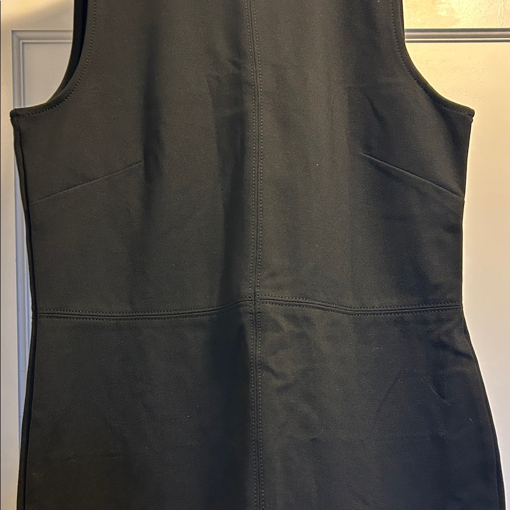 LOFT Black Sleeveless High-Neck Mini Dress - Medium Petite, NWT - Picture 4 of 8